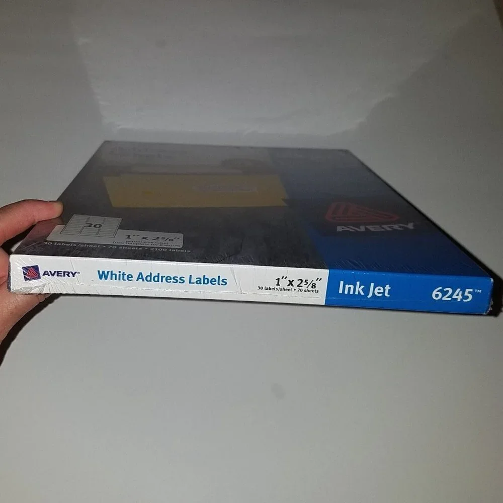 NEW Avery 6245 Ink Jet 2100 White Address Labels 1